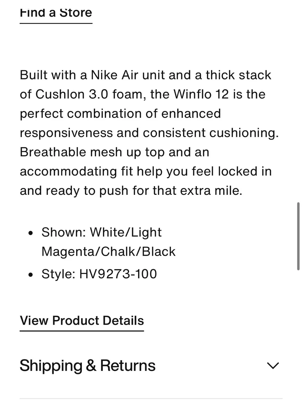 Nib Nike air winflow 12. Sz 5